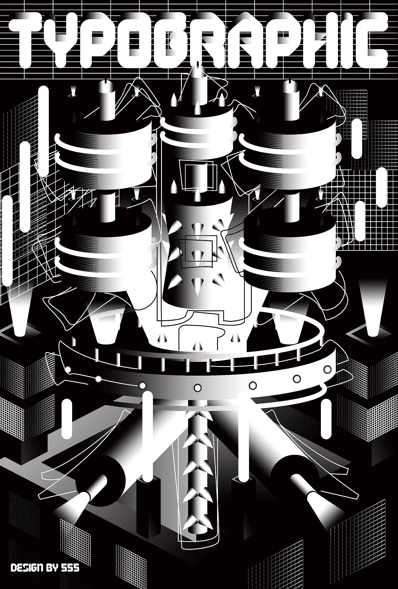 实验性字体海报设计