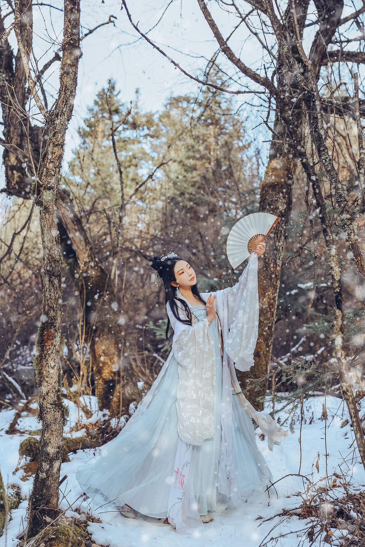 《千山暮雪》（图ZMTAxMjgyMDI0） - 人像摄影 - 站酷设计师小艾野原创素材 - 站酷ZCOOL