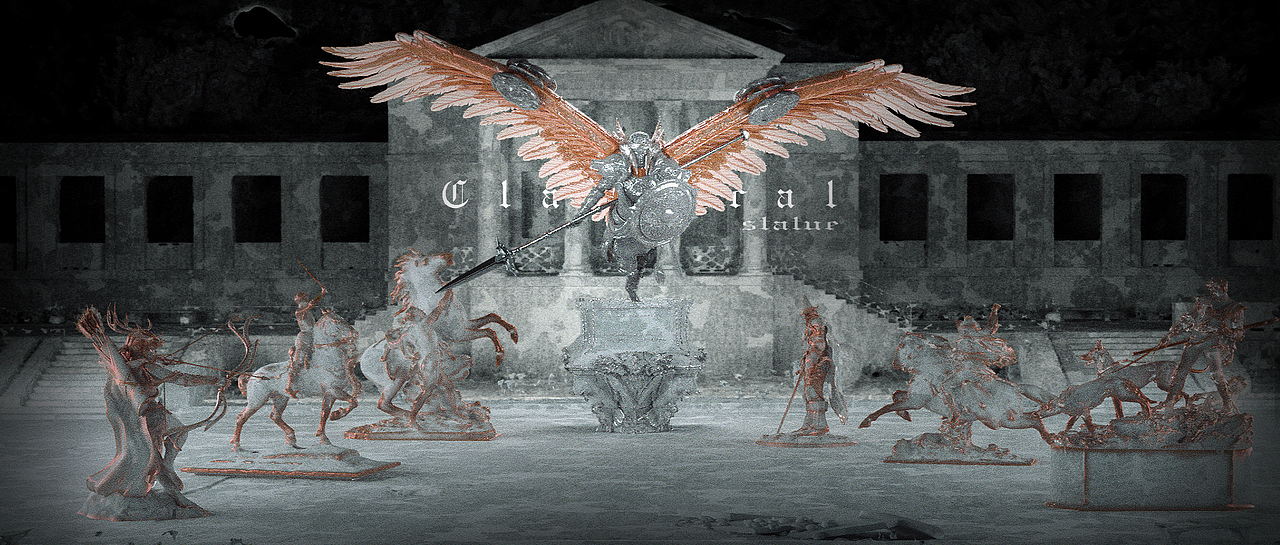 Statues-关于雕像的作品（图ZMTkxMjQ2OTQ4） - 动画/影视 - 站酷设计师一口祝松原创素材 - 站酷ZCOOL
