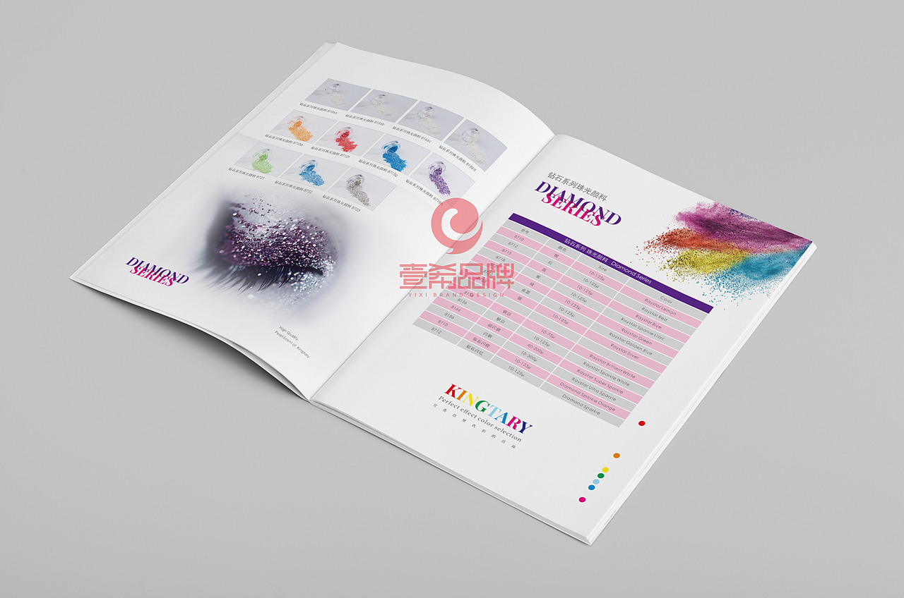 一希品牌设计--化工化妆产品公司画册宣传册设计