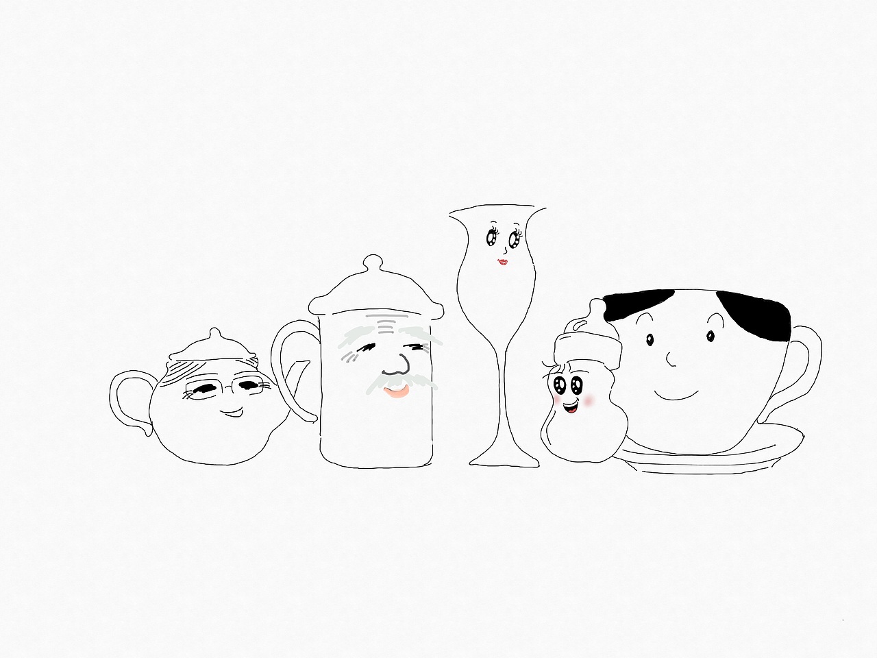 一家人就要齐齐整整（图ZMjExODUwMjg4） - 商业插画 - 站酷设计师碧海天风原创素材 - 站酷ZCOOL