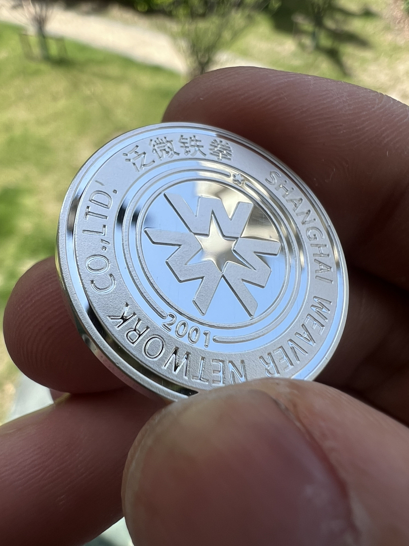 纯银徽章定制