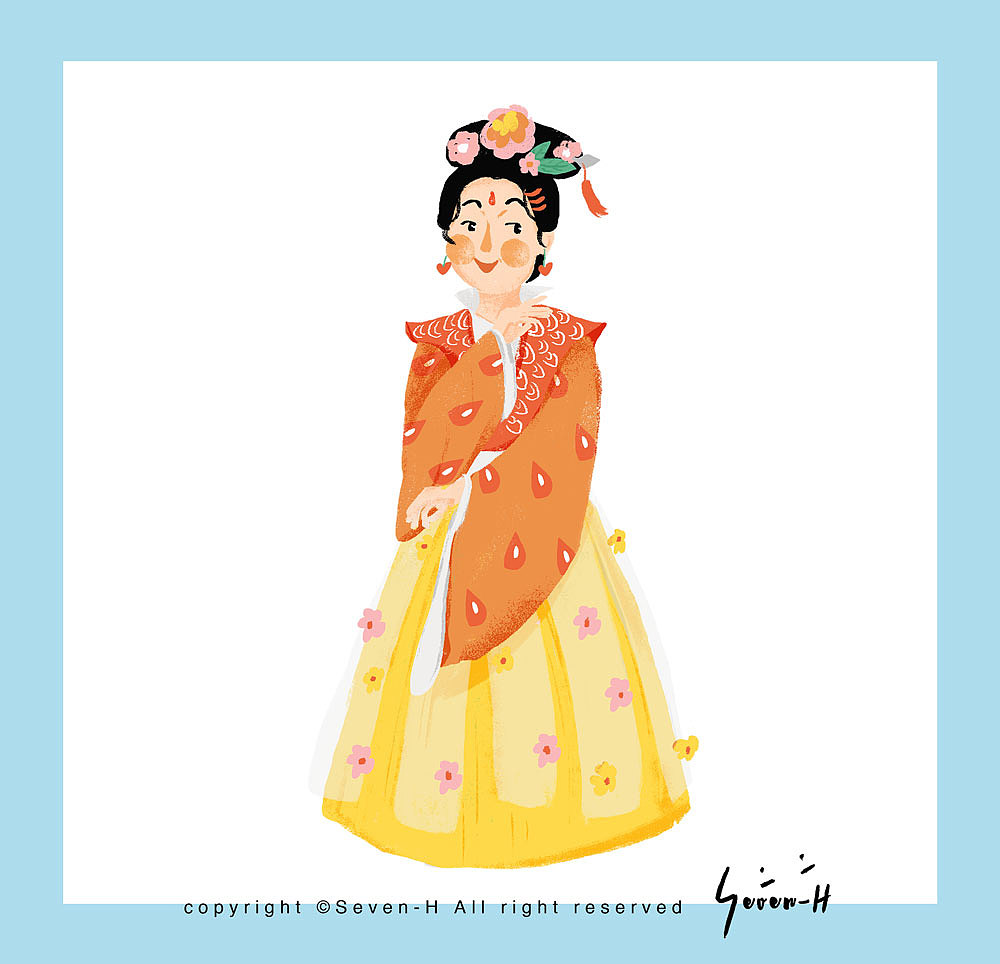 新东方诗词大赛H5 | 插画设计（图ZMTIxNzMxNjQw） - 游戏/娱乐 - 站酷设计师sevenH原创素材 - 站酷ZCOOL