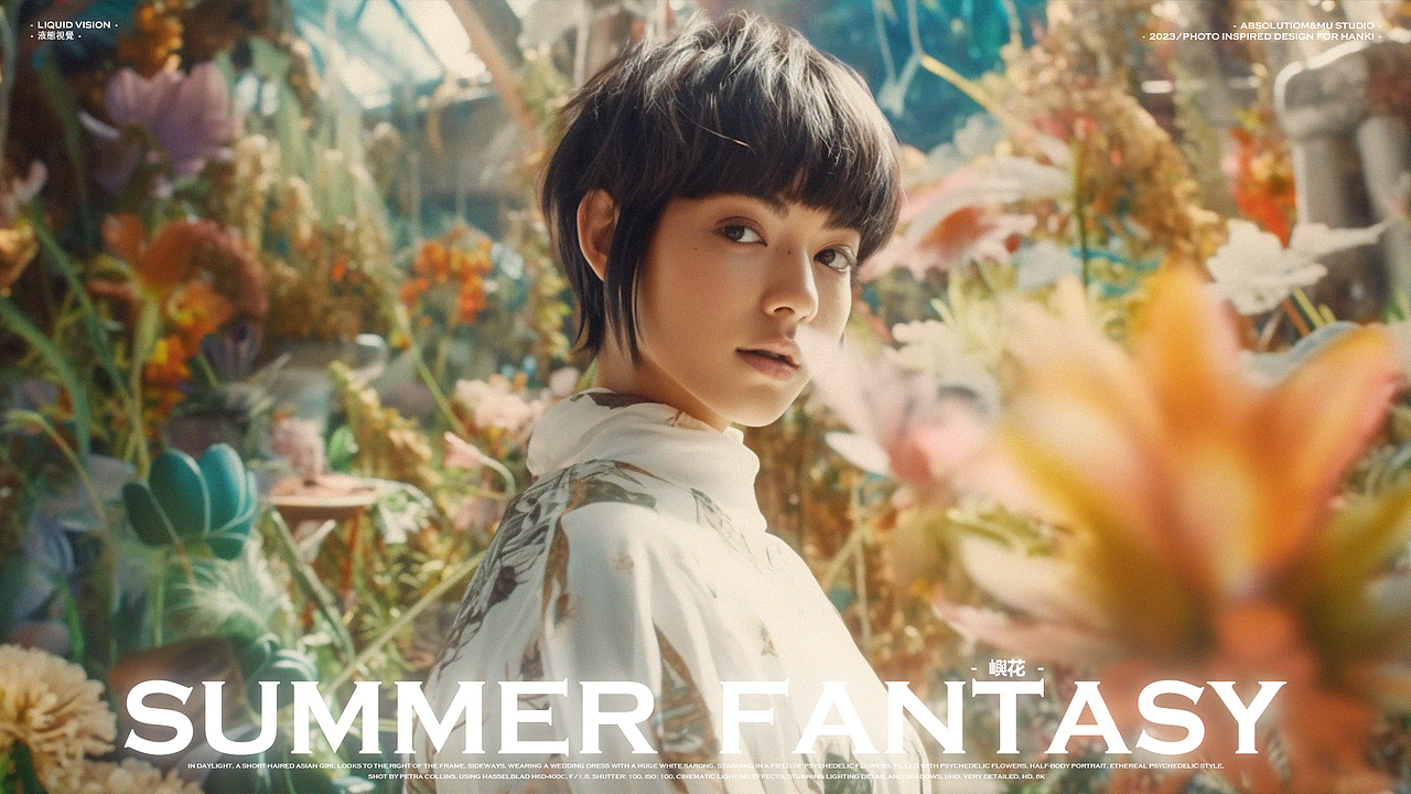 Liquid visual.液态视觉/vol.08 嶼花.夏日幻境（图ZMzQwMDI0MzE2） - 人像摄影 - 站酷设计师赦免HANKI原创素材 - 站酷ZCOOL