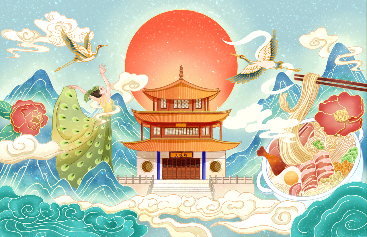 线性国潮之城市印象