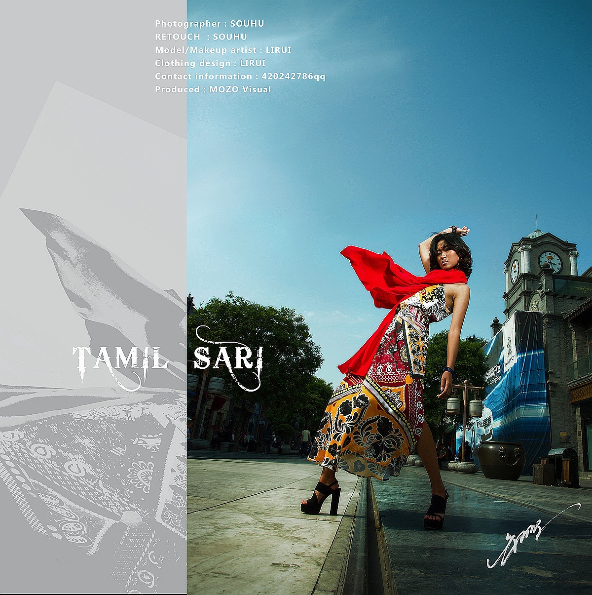 TAMIL SARI ---- 【搜虎作品】（图ZMjg2MTIwNTY=） - 休闲/流行服饰 - 站酷设计师搜虎原创素材 - 站酷ZCOOL