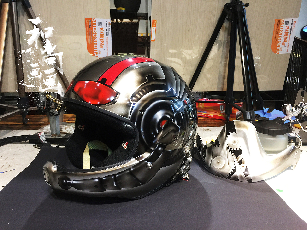 Stilo头盔 蚁人纯手工彩绘涂装完成（图ZMTIxOTk5NDEy） - 手办/模玩 - 站酷设计师和尚画画8585原创素材 - 站酷ZCOOL