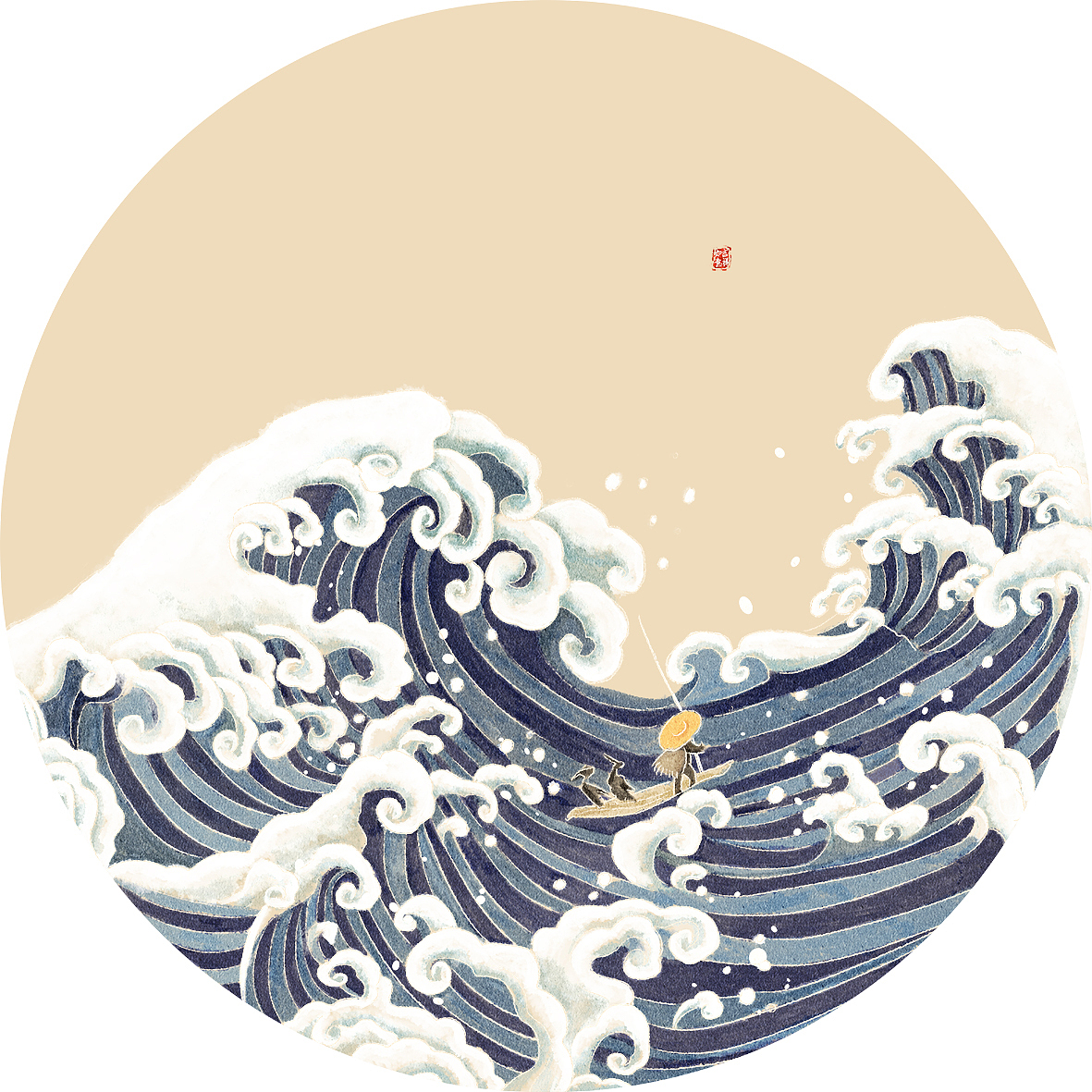 《古韵》（图ZMTQwNjQ2NDA4） - 商业插画 - 站酷设计师霏霏阿霏原创素材 - 站酷ZCOOL