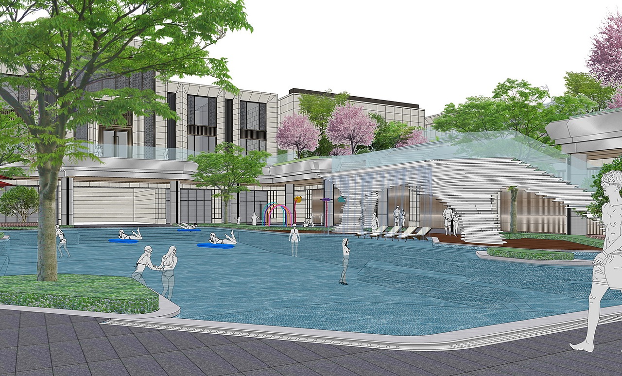 金科礼悦东方示范区SU模型下载