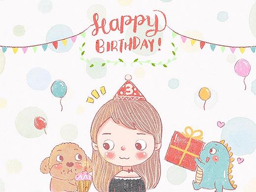 生日小贺图