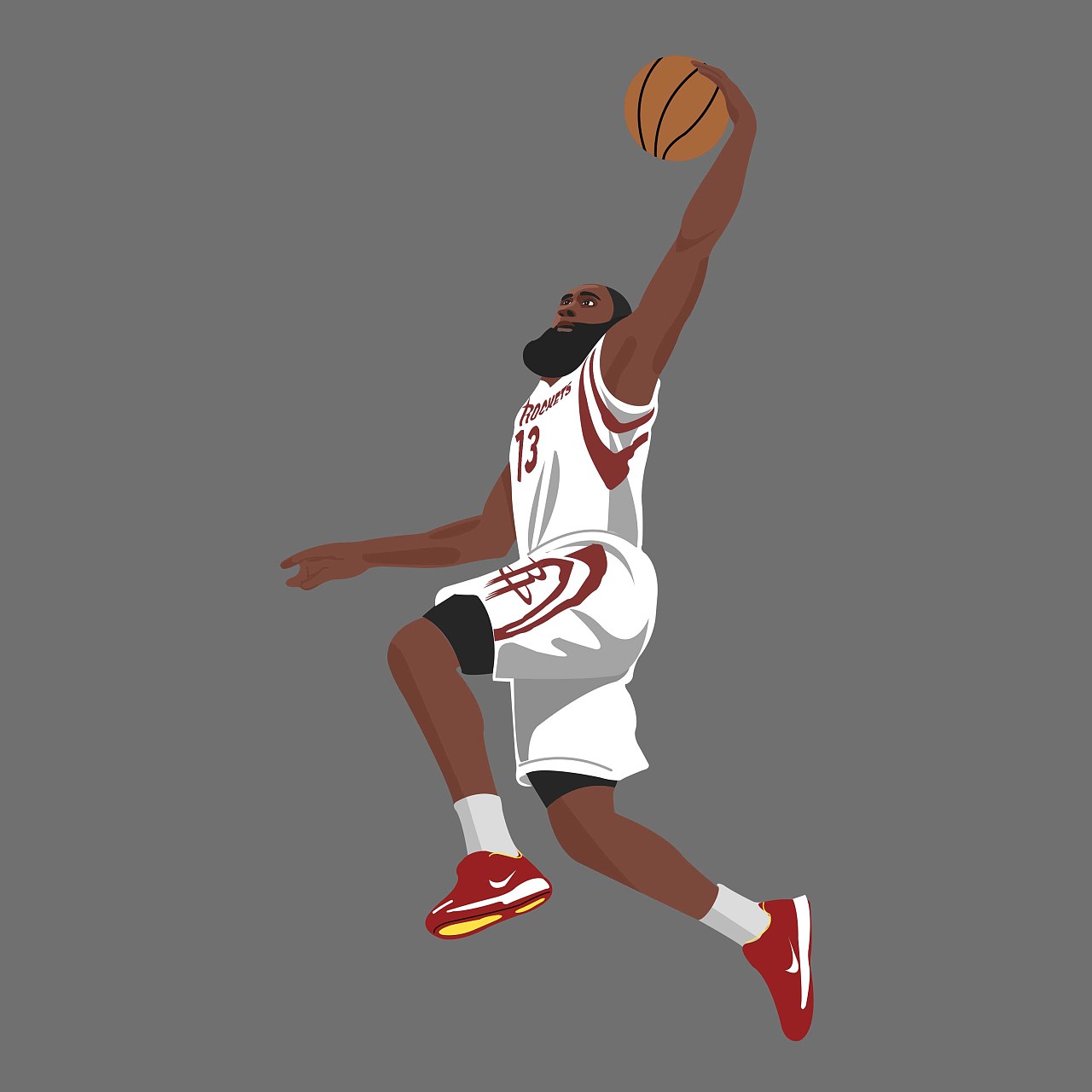 手绘人物篮球运动员图片素材-编号01295302-图行天下