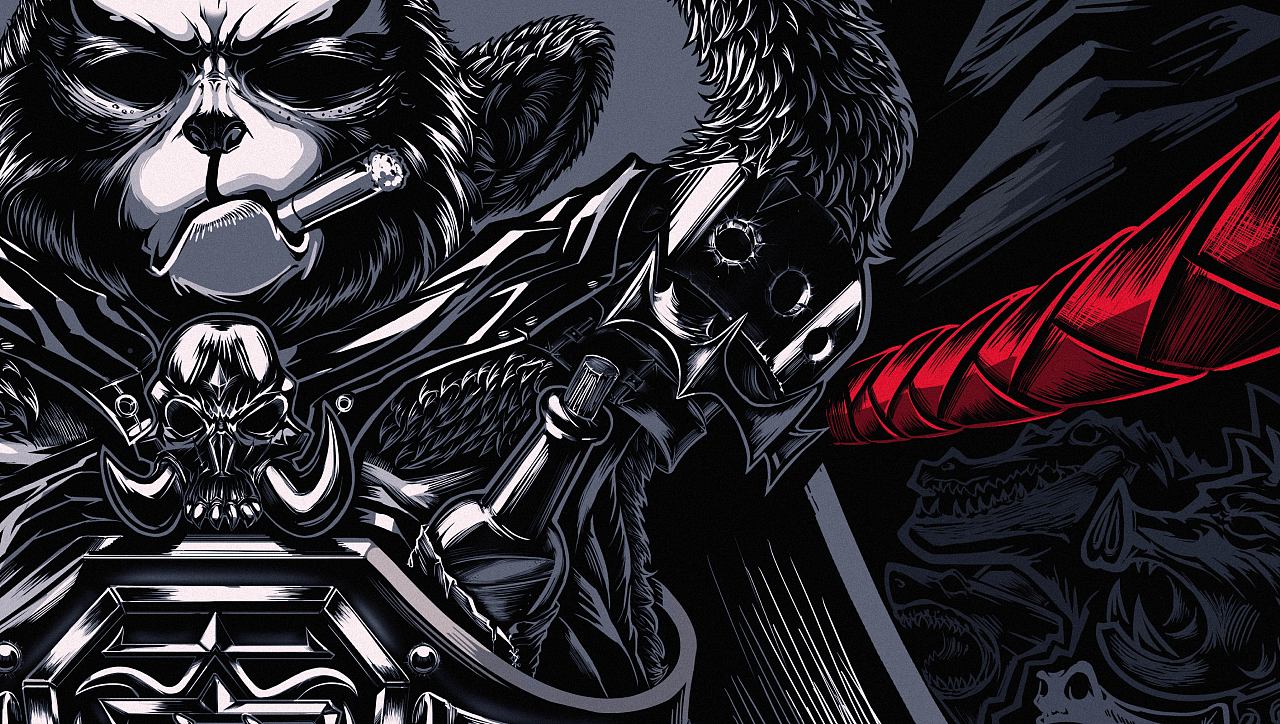 BIG MONKEY（图ZMTk3NjIwMjY0） - 新锐潮流插画 - 站酷设计师小磨王Kai原创素材 - 站酷ZCOOL