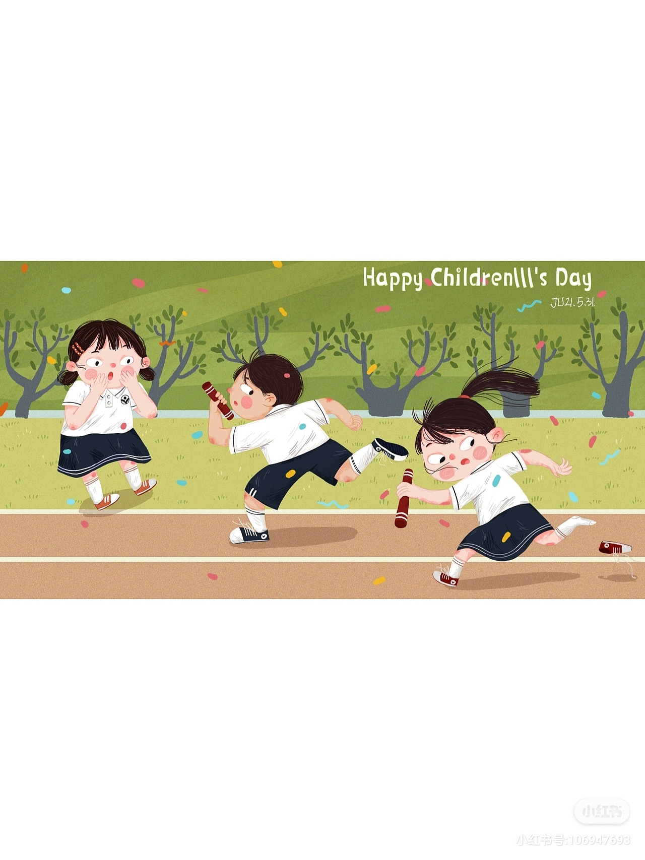 儿童节（图ZMjEwNTU0ODM2） - 儿童插画 - 站酷设计师佳昕He原创素材 - 站酷ZCOOL