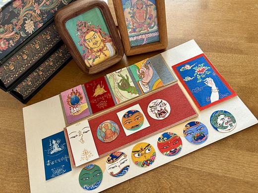 纯手绘小唐卡们🌸（个人主页-ZNzA1NzI3NzI=） - 其他手工艺 - 站酷设计师满心欢喜_原创素材 - 站酷ZCOOL