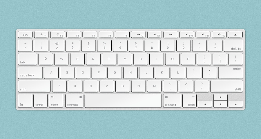 原创作品:台式苹果键盘