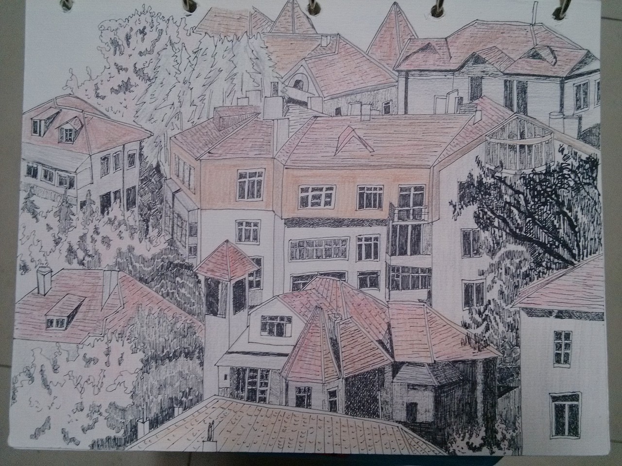 钢笔速写（图ZNTk1NjMzMzI=） - 艺术插画 - 站酷设计师甲甲玲原创素材 - 站酷ZCOOL