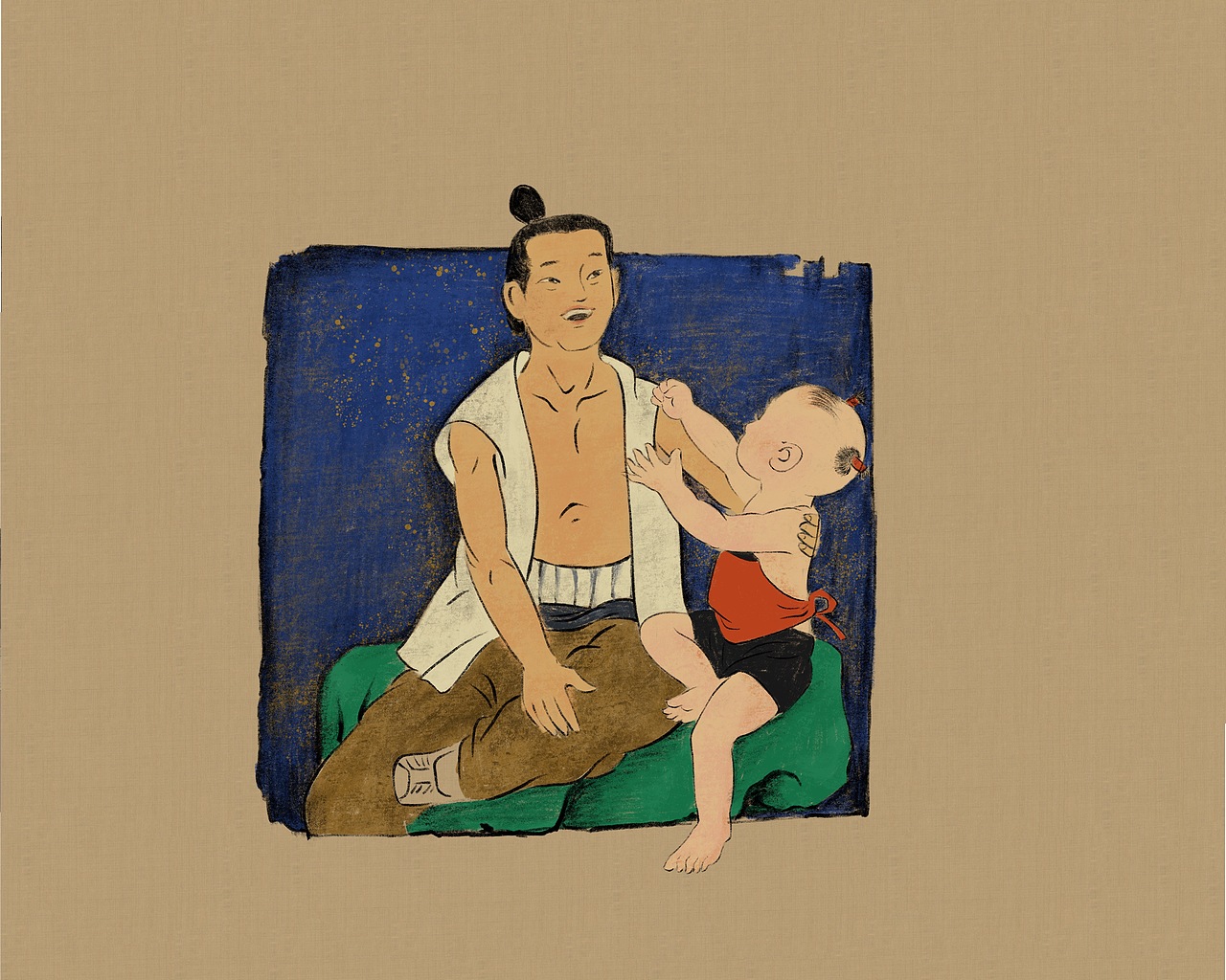 《神童项橐》（新华网上线、连环画报发表）（图ZMjM5MzY4MTQ4） - 绘本 - 站酷设计师青艾画画原创素材 - 站酷ZCOOL