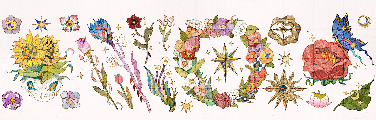 芜意-二〇二〇（图ZMjYwNTU5MzU2） - 艺术插画 - 站酷设计师芜意原创素材 - 站酷ZCOOL