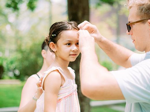 笑起来有小酒窝的姐姐 - 儿童写真