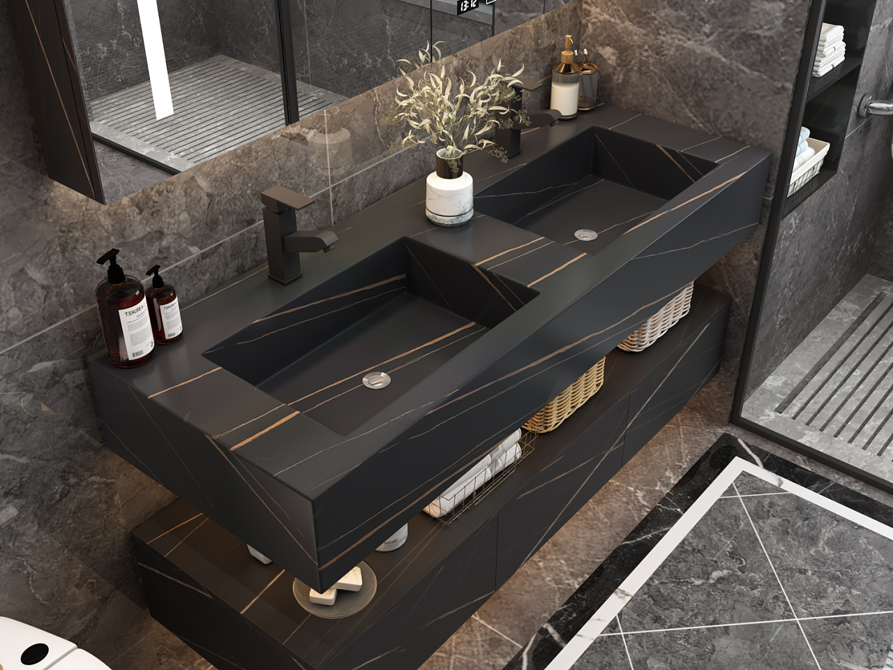 浴室柜效果图展示设计