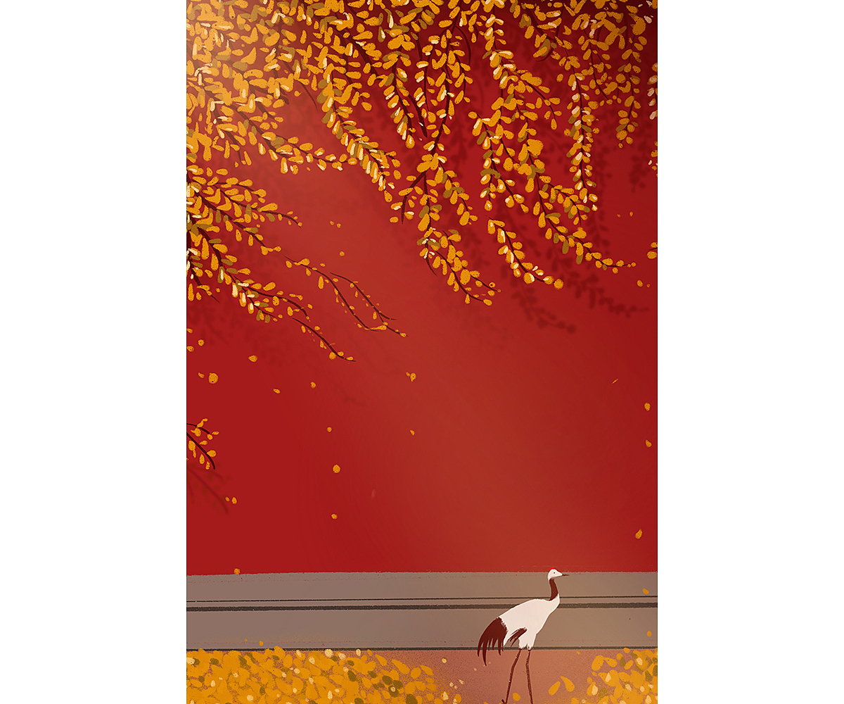 故宫红系列插画