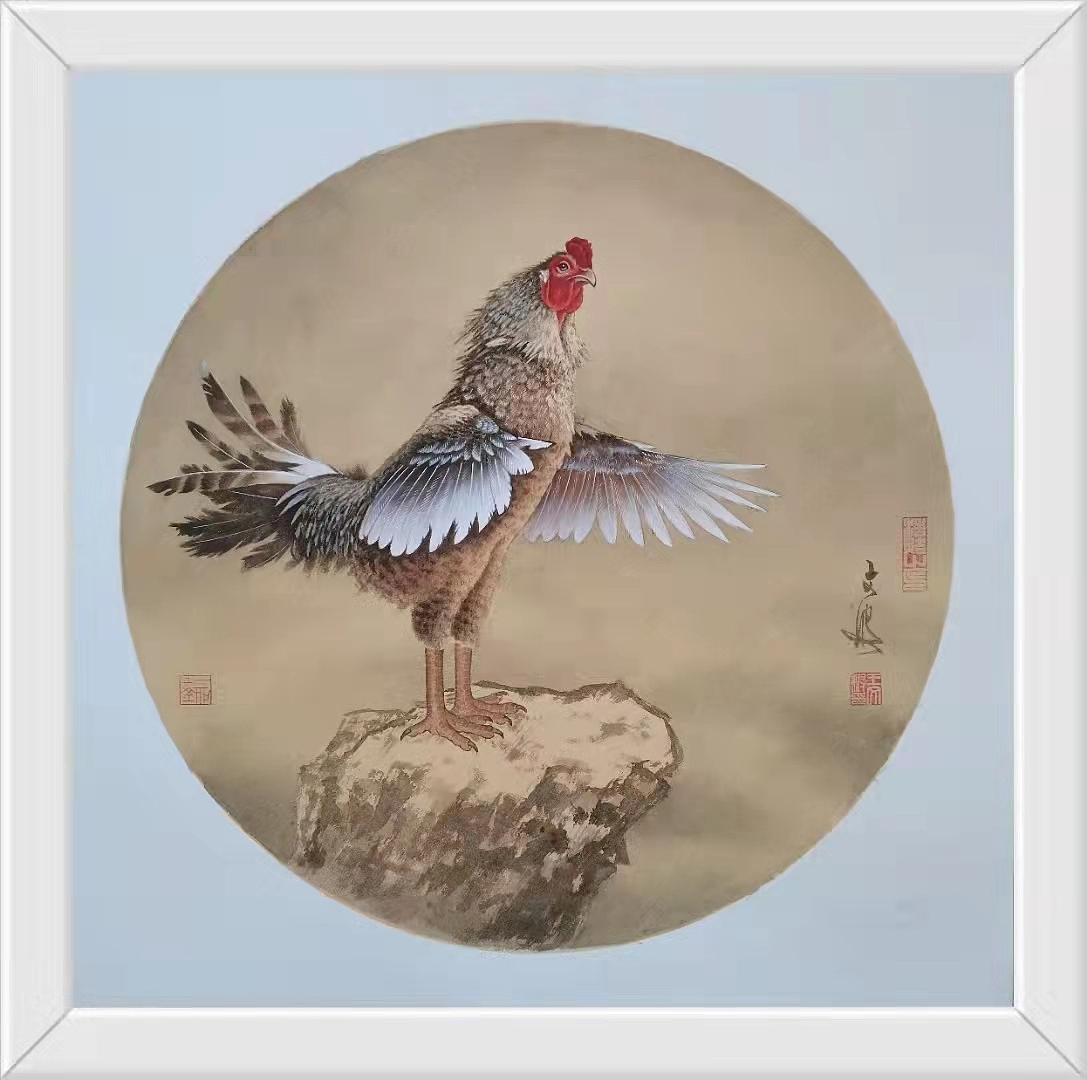 画家王文波作品欣赏（图ZMjg3NzAzNjYw） - 绘画 - 站酷设计师易阁字画网张小克原创素材 - 站酷ZCOOL