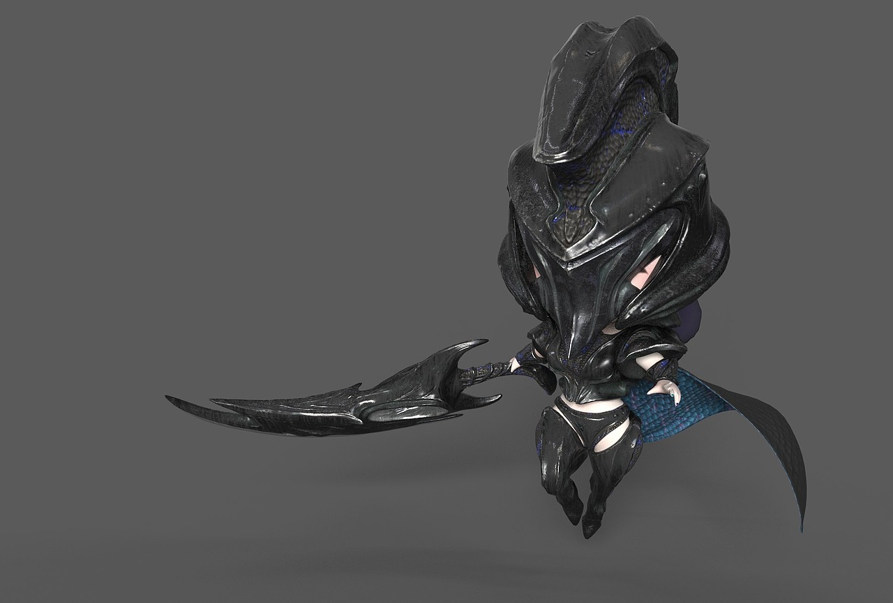 怪物猎人黑蚀龙同人黏土手办