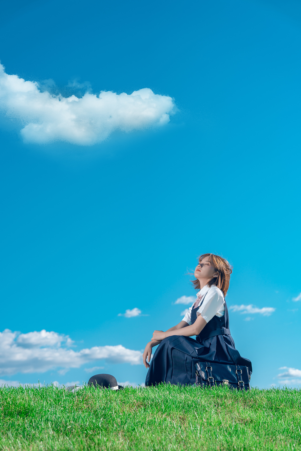 蓝天|摄影|人像摄影|适能者 - 原创作品 - 站酷 (zcool)