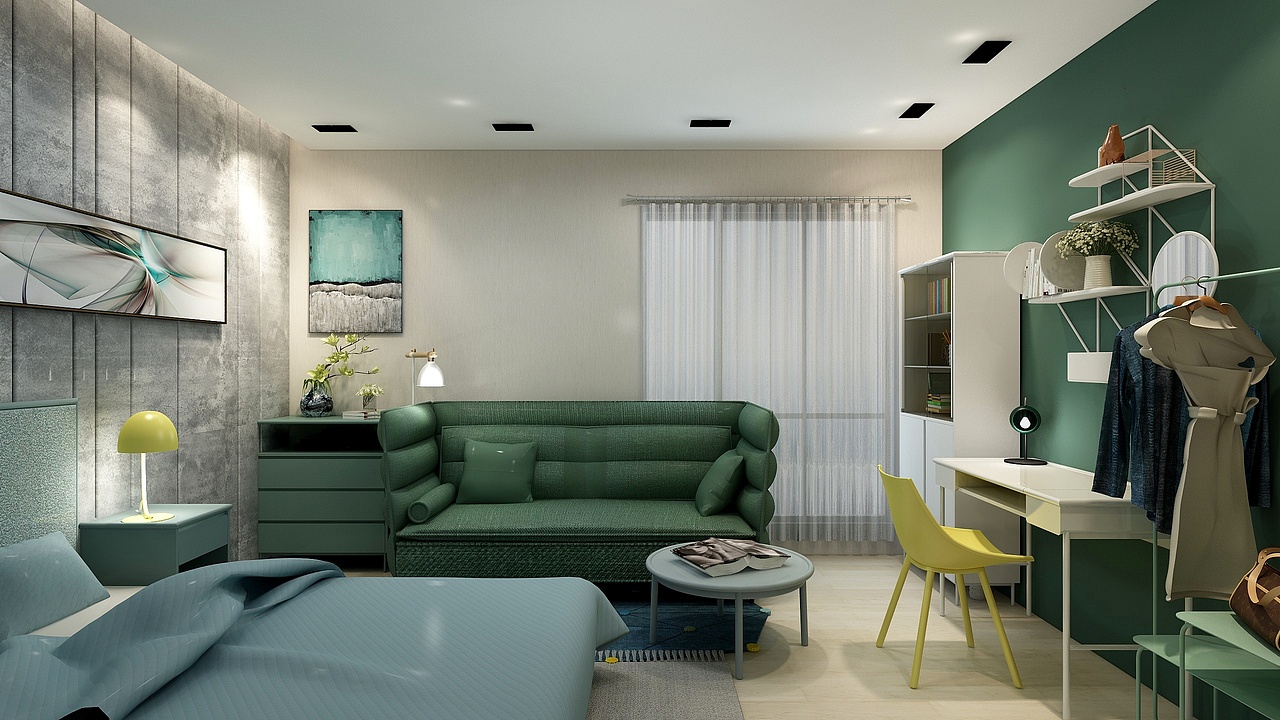 居家美术馆-混搭两居