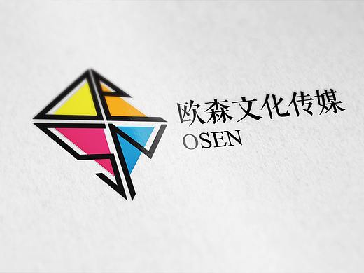欧森文化传媒logo设计
