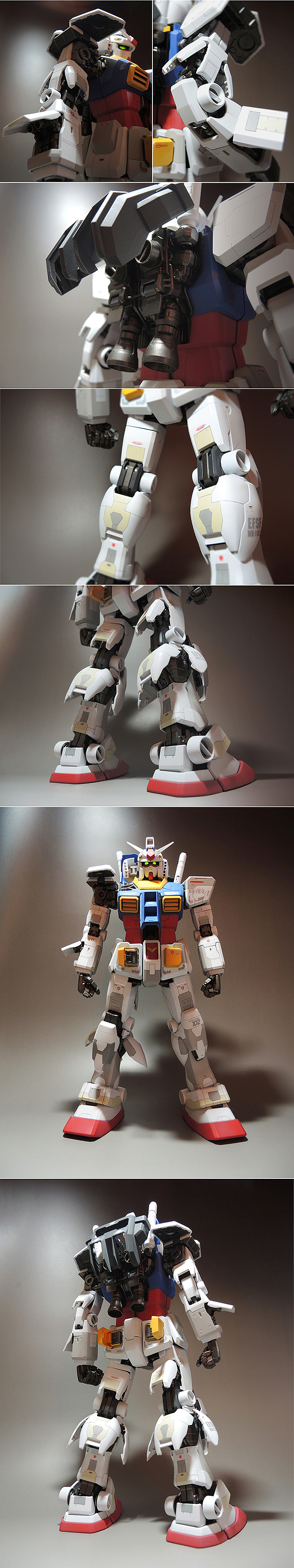 PG RX-78-2 Gundam元祖高达 喷涂作品（图ZNTIzMDA0MDg=） - 手办/模玩 - 站酷设计师Mr_Feith原创素材 - 站酷ZCOOL