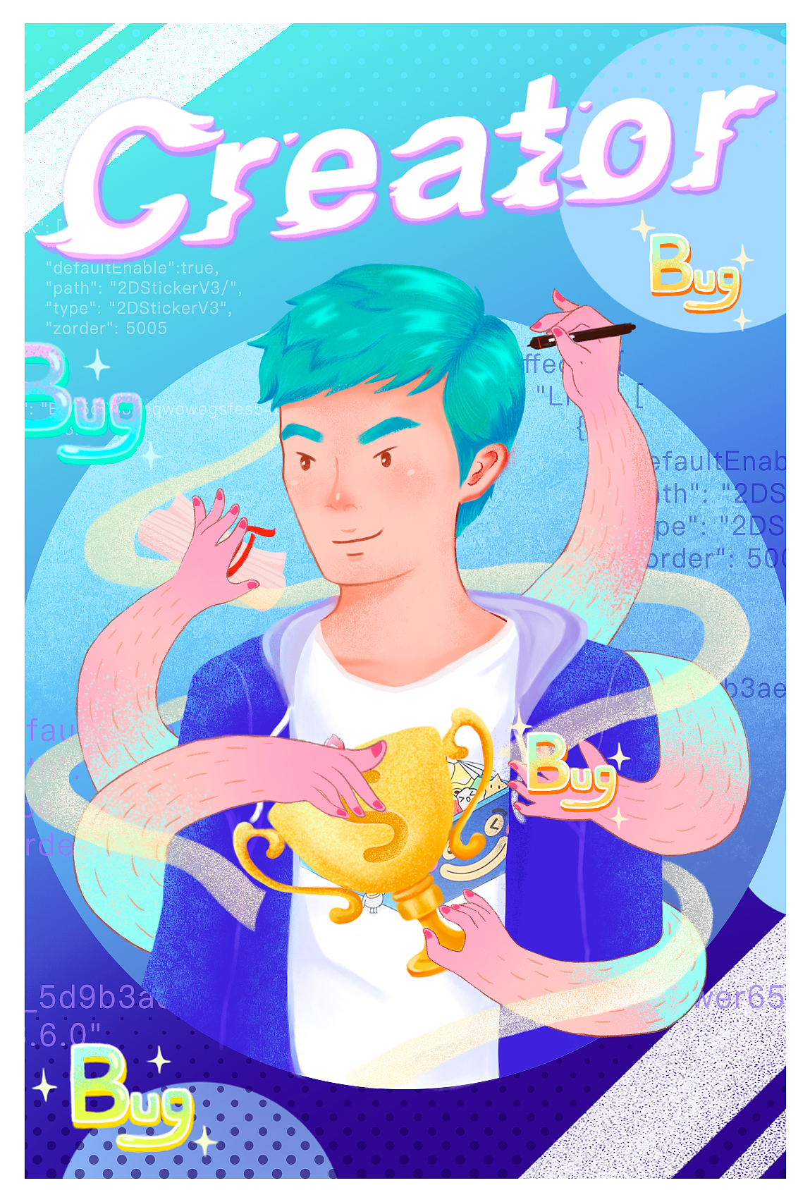 程序员1号（图ZMTgzOTQ2NzY0） - 创作习作 - 站酷设计师发条柚子原创素材 - 站酷ZCOOL