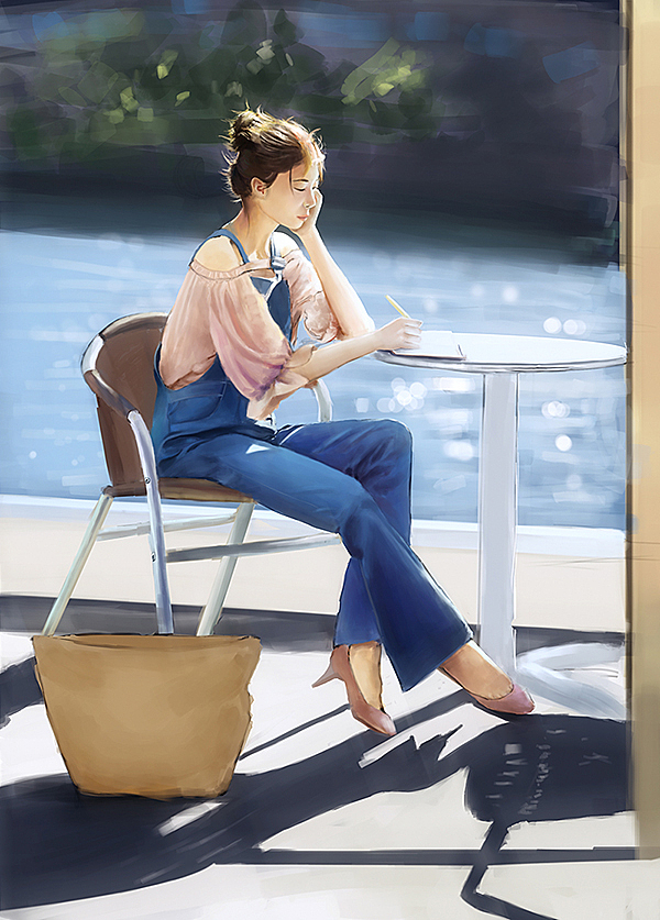 插画练习（图ZMTg3MTg3MjU2） - 艺术插画 - 站酷设计师潋墨原创素材 - 站酷ZCOOL