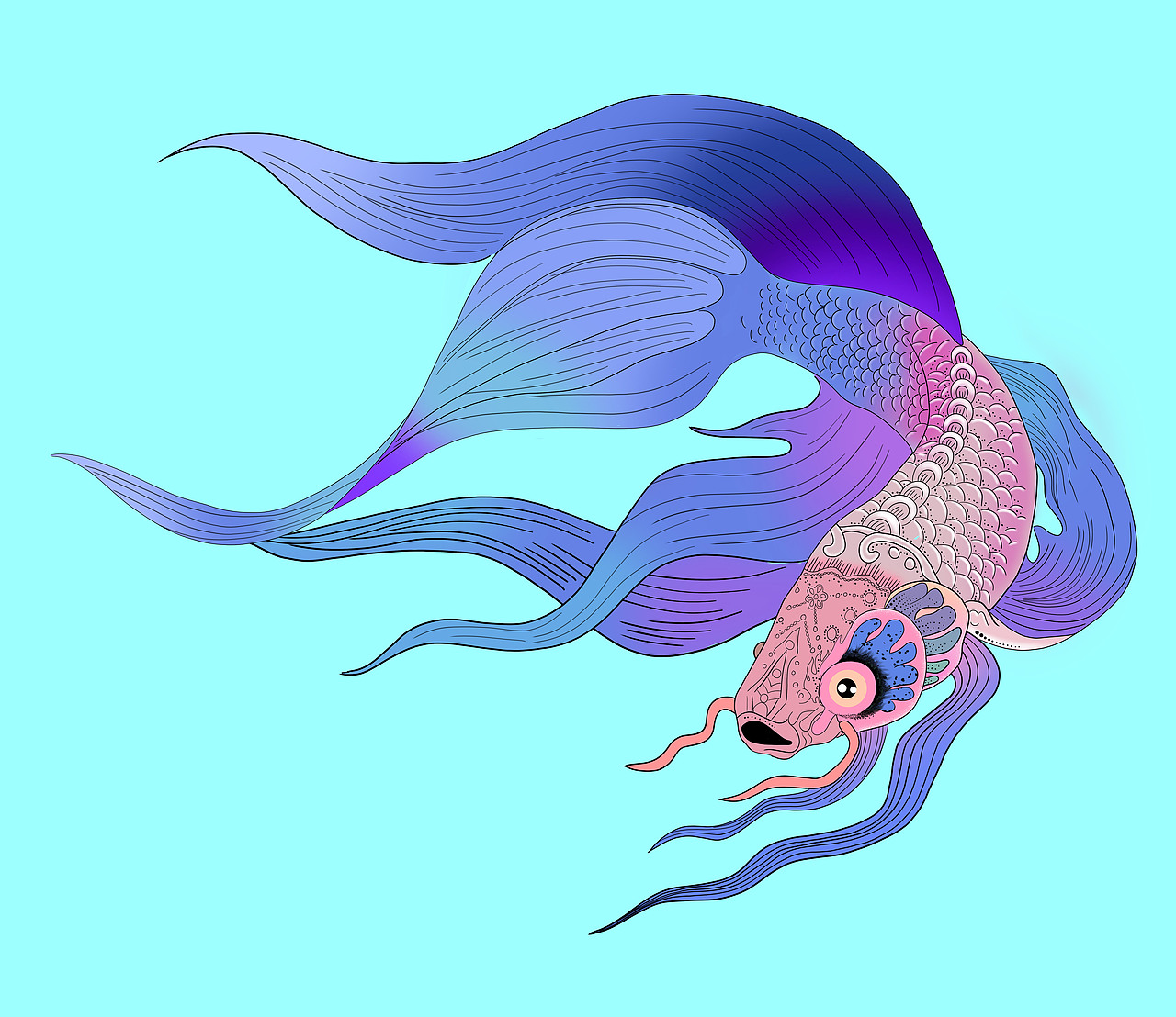 五彩魚（圖ZMTg3OTI4OTQ4） - 其他 - 站酷設(shè)計(jì)師ysp545156原創(chuàng)素材 - 站酷ZCOOL