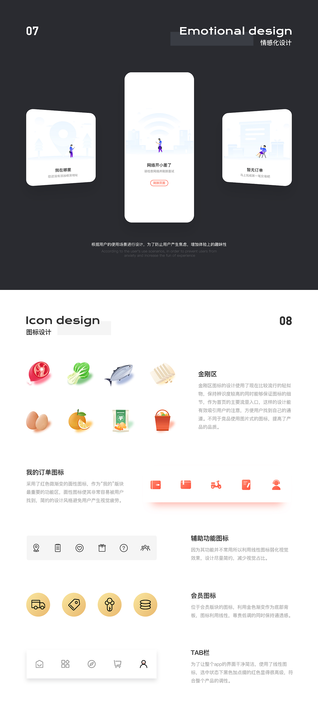 食鲜-生鲜电商APP（图ZMjI5MzU3NTc2） - APP界面 - 站酷设计师CHENKEYI原创素材 - 站酷ZCOOL