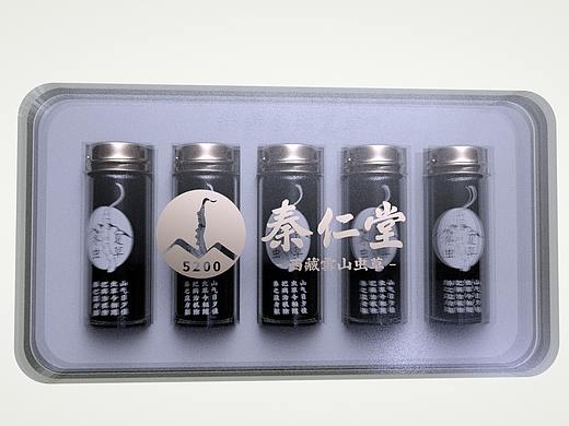 新鲜冬虫夏草-虫草-鲜草包装设计