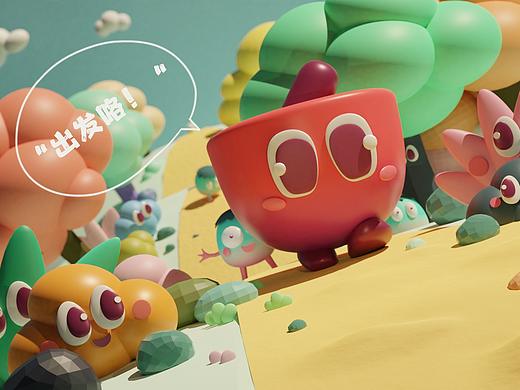 益阳擂茶《好喝擂》品牌主视觉设计