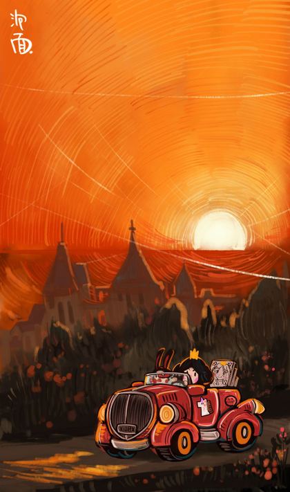 元素装饰风格插画