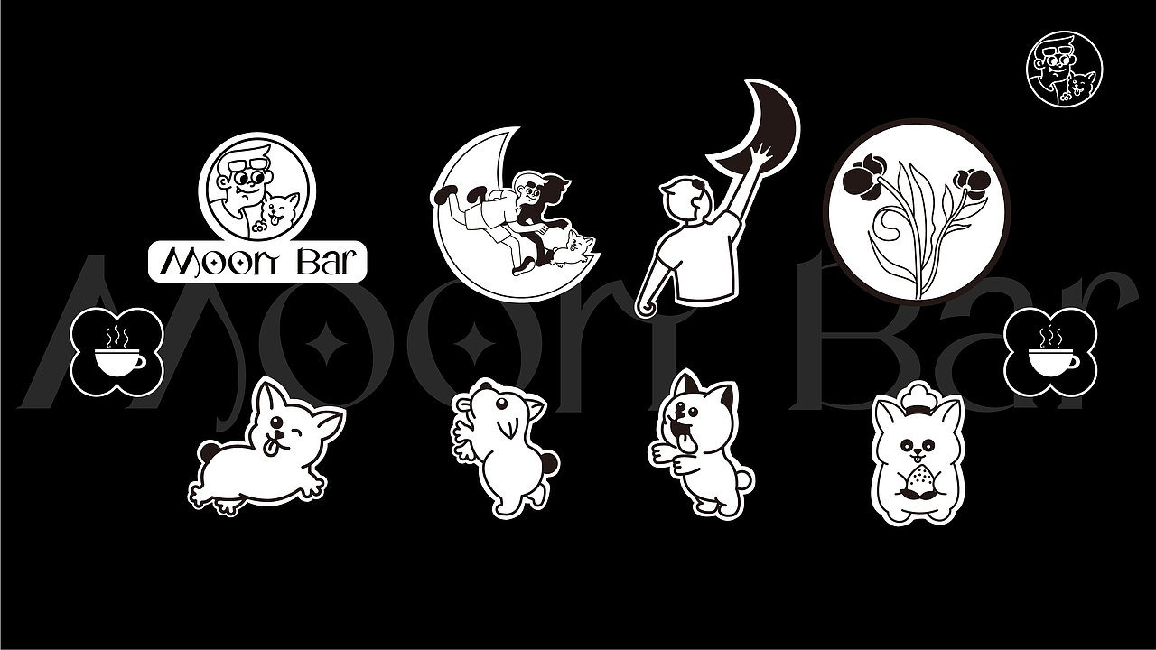 Moon Bar下午茶（图ZMjcwMDc2NDQw） - 品牌 - 站酷设计师zzz03原创素材 - 站酷ZCOOL