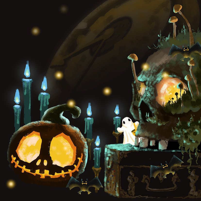 万圣节快乐！（图ZMzE5OTIwMjI4） - 概念设定 - 站酷设计师八爪猫一苗露原创素材 - 站酷ZCOOL