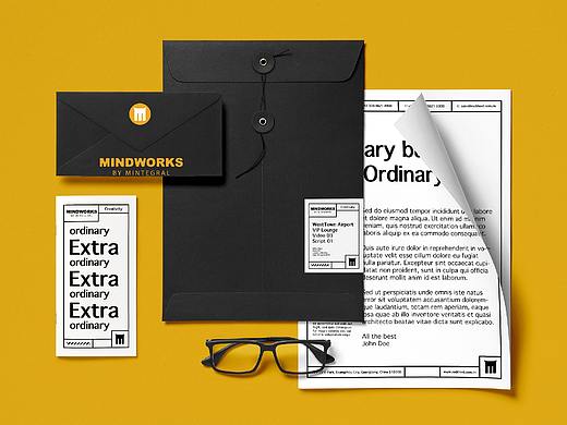 MindWorks品牌logo设计