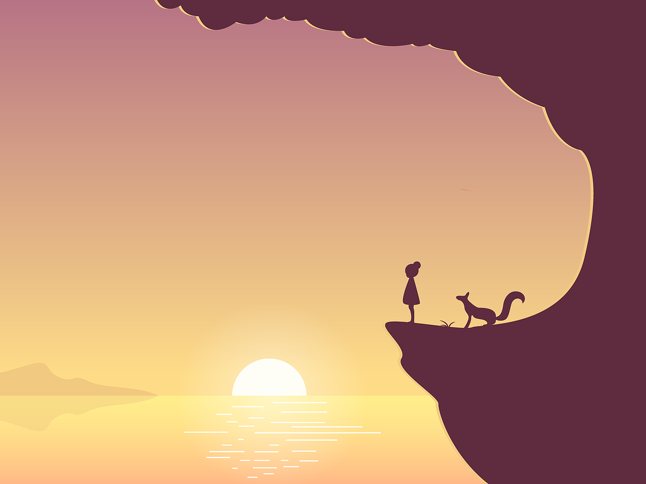 我走过山时,山不说话