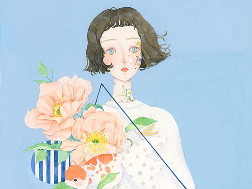 ??藍(lán)色的愛（視頻）（個(gè)人主頁(yè)-ZMzk0NDMxNjA=） - 商業(yè)插畫 - 站酷設(shè)計(jì)師那仁原創(chuàng)素材 - 站酷ZCOOL