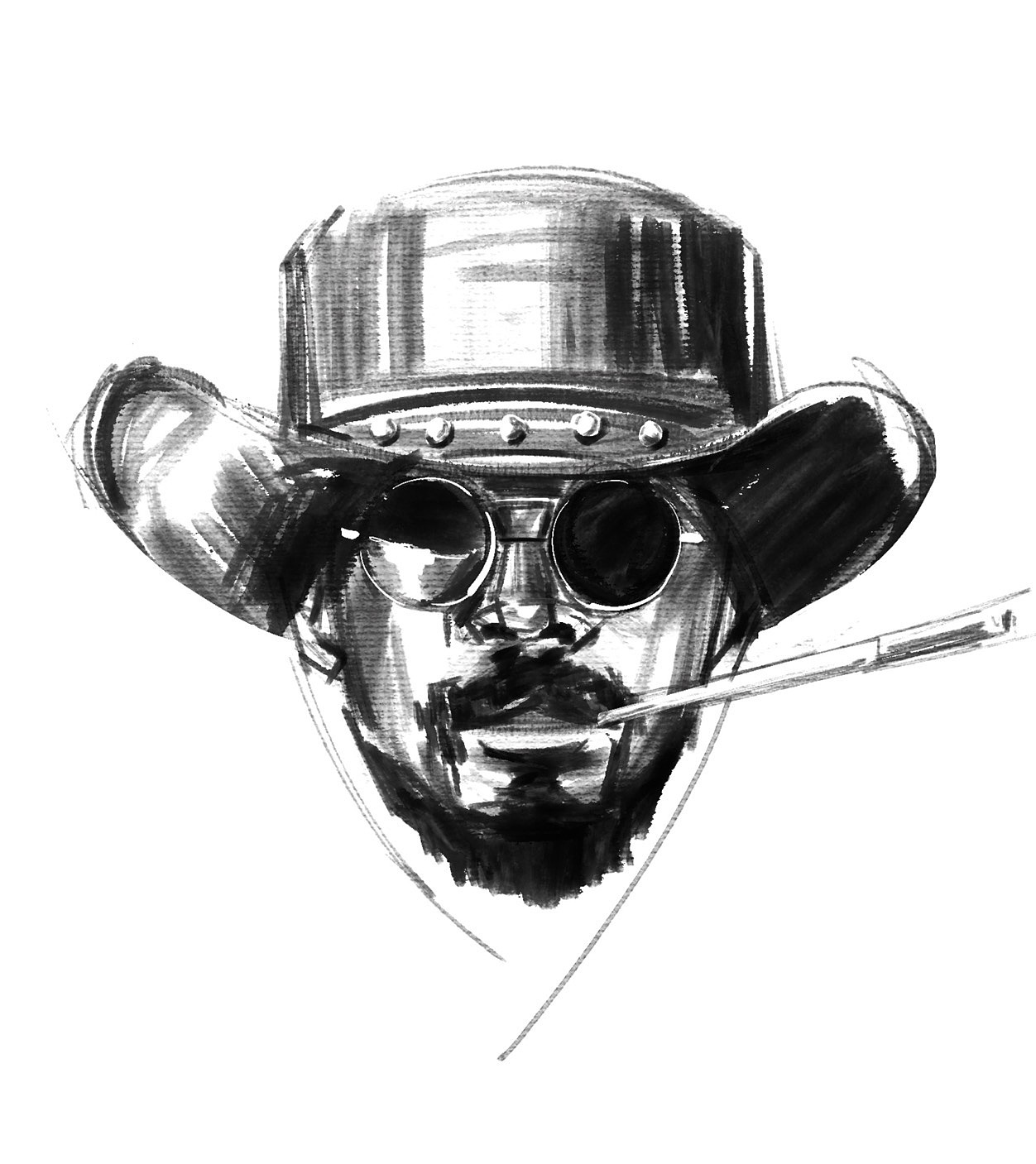 《被解救的姜戈》速涂（图ZMjg4ODU4MjI4） - 创作习作 - 站酷设计师1001设计事务所原创素材 - 站酷ZCOOL