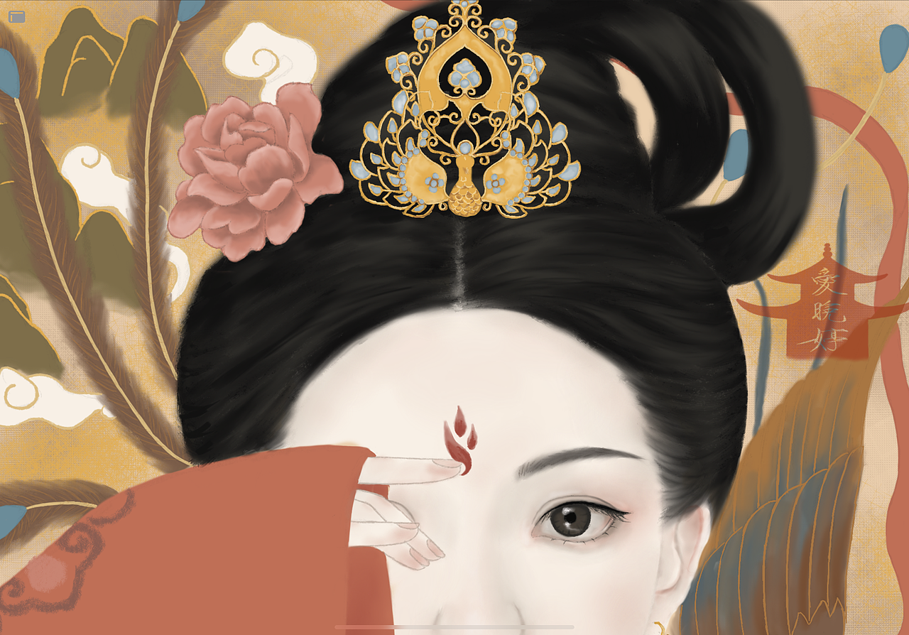 古风插画（图ZMjY4ODMwMjgw） - 艺术插画 - 站酷设计师插画爱晚婷原创素材 - 站酷ZCOOL