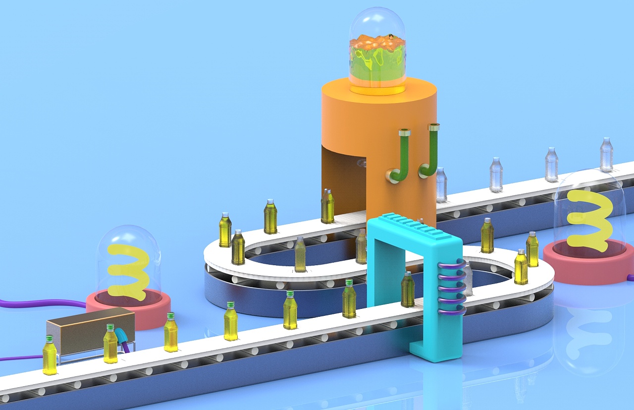 c4d工厂|三维|场景|hero阿米豆腐 - 原创作品 - 站酷 (zcool)