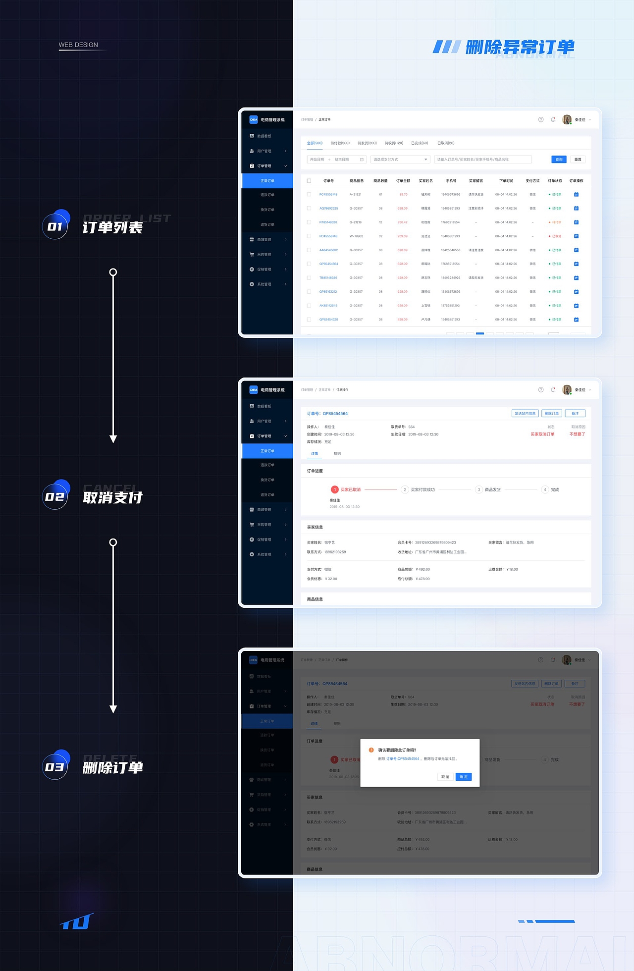 电商erp后台管理系统