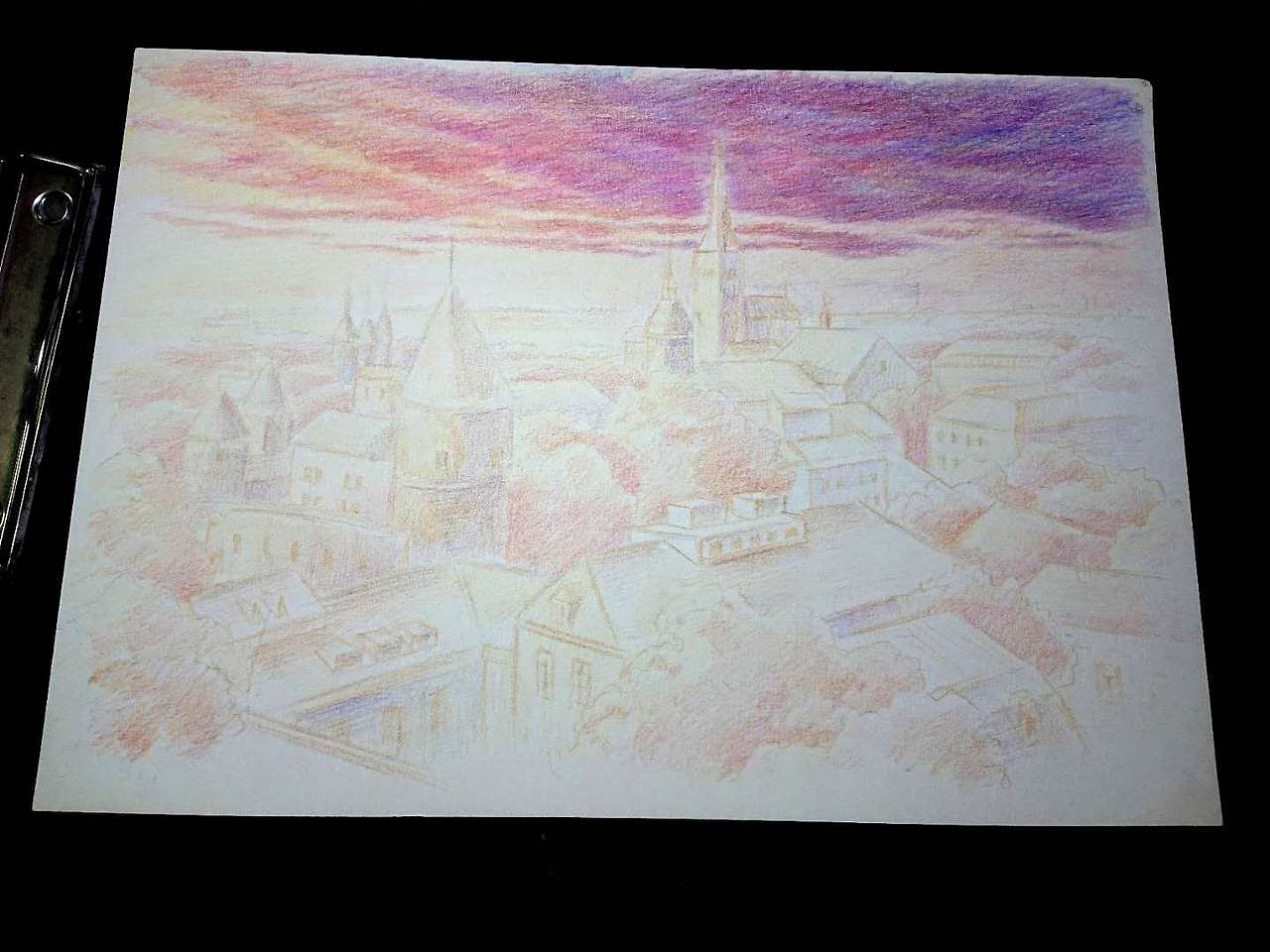 【彩铅图文】寻找那座梦幻之城——爱沙尼亚塔林