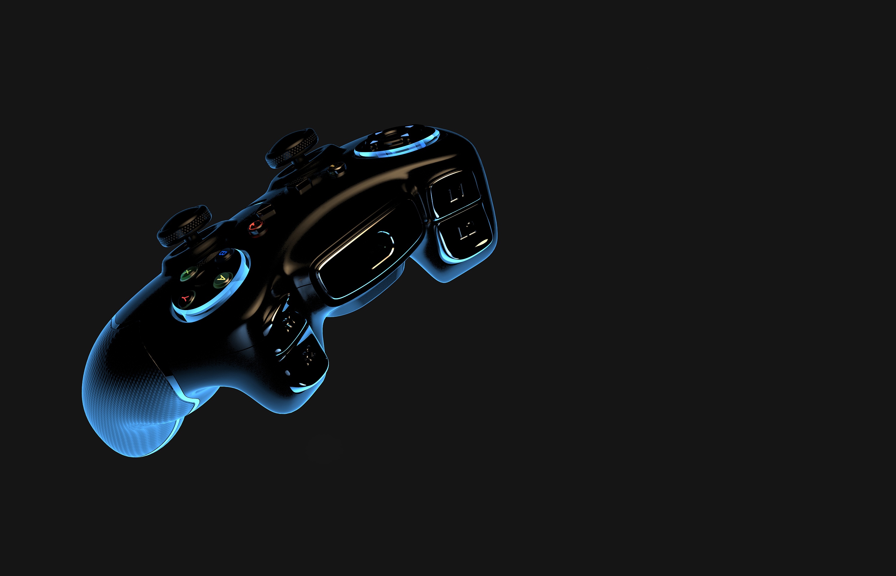 游戏手柄渲染练习(keyshot6.0)