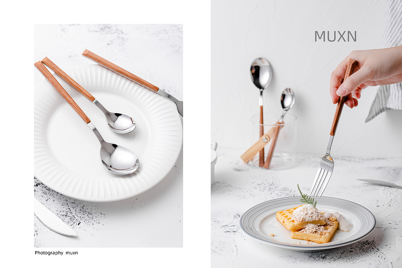 北欧风刀叉勺套装（图ZMjA2NzY0NTUy） - 产品摄影 - 站酷设计师muxn原创素材 - 站酷ZCOOL